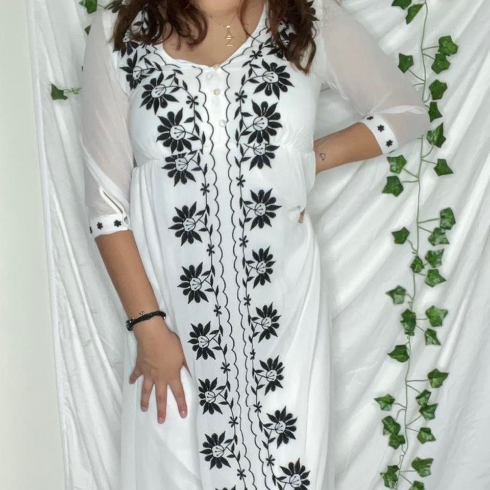 White Long Dress